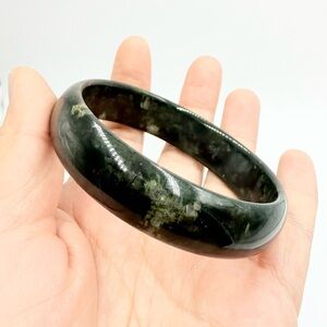 Natural Deep Green Jade Bangle Brecelate